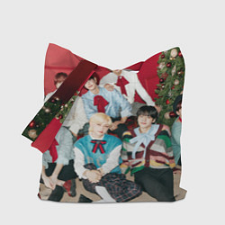 Сумка-шопер Stray Kids Christmas EveL, цвет: 3D-принт