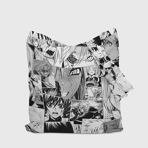 Сумка-шоппер D Gray man pattern / 3D-принт – фото 2