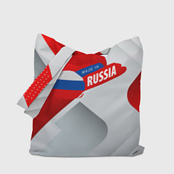 Сумка-шоппер Welcome to Russia red & white