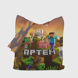 Сумка-шоппер Артем Minecraft