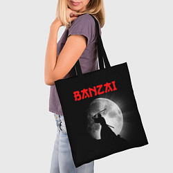 Сумка-шопер Banzai - самурай, цвет: 3D-принт — фото 2