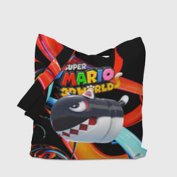 Сумка-шопер Cat Bullet Bill - Super mario 3D World - Nintendo, цвет: 3D-принт