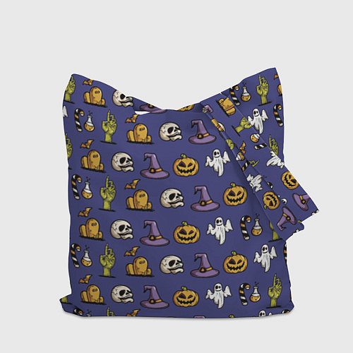 Сумка-шоппер Halloween pattern / 3D-принт – фото 2