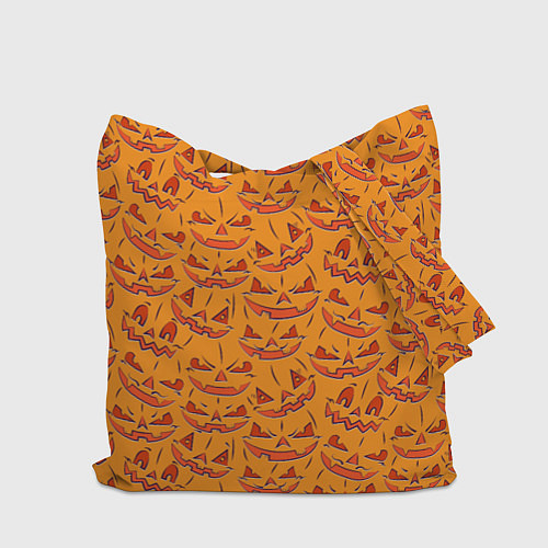 Сумка-шоппер Halloween Pumpkin Pattern / 3D-принт – фото 2