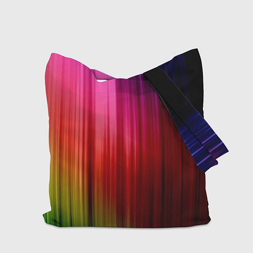 Сумка-шоппер Цветной спектр / 3D-принт – фото 2
