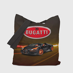 Сумка-шоппер Bugatti на ночной дороге