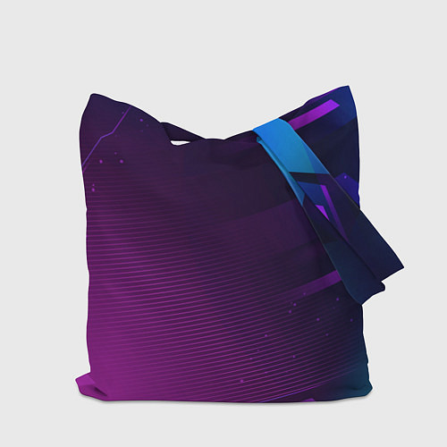 Сумка-шоппер Crysis gaming champion: рамка с лого и джойстиком / 3D-принт – фото 2