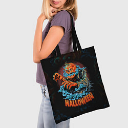 Сумка-шопер Жуткий Хэллоуин Halloween, цвет: 3D-принт — фото 2