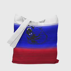 Сумка-шоппер Флаг России с медведем