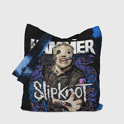 Сумка-шопер Slipknot hammer blue, цвет: 3D-принт