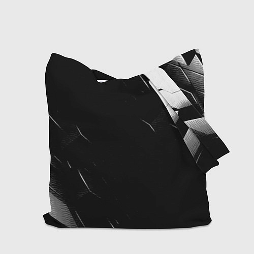 Сумка-шоппер BTS - Неоновый логотип / 3D-принт – фото 2