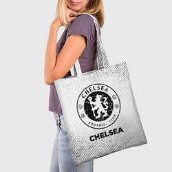 Сумка-шопер Chelsea с потертостями на светлом фоне, цвет: 3D-принт — фото 2