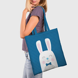 Сумка-шопер Мистер кролик, цвет: 3D-принт — фото 2