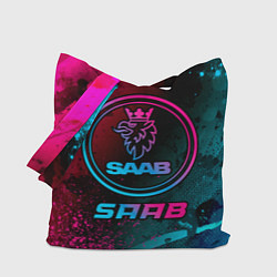 Сумка-шоппер Saab - neon gradient