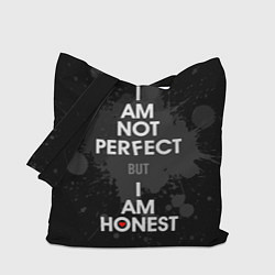 Сумка-шоппер I am not perfect, but I am honest