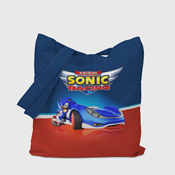 Сумка-шопер Team Sonic Racing - Ёжик и его точило, цвет: 3D-принт