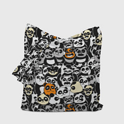 Сумка-шоппер Злобные панды