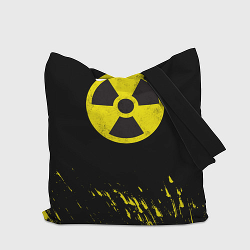 Сумка-шоппер Radiation - радиационная опасность / 3D-принт – фото 2