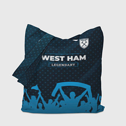 Сумка-шопер West Ham legendary форма фанатов, цвет: 3D-принт