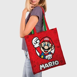 Сумка-шопер Луиджи и Марио, цвет: 3D-принт — фото 2