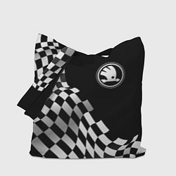 Сумка-шопер Skoda racing flag, цвет: 3D-принт