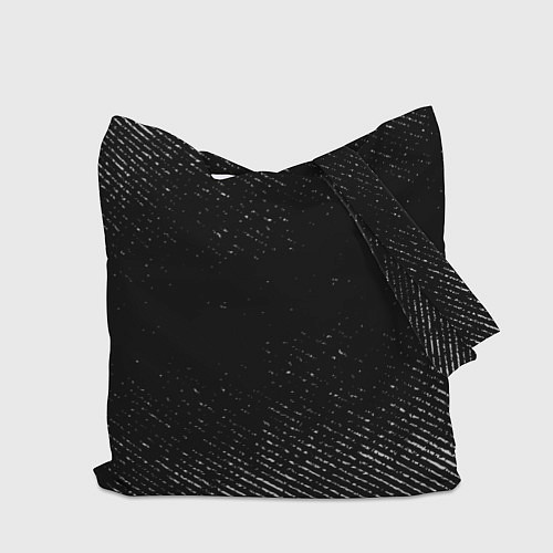 Сумка-шоппер Black Clover с потертостями на темном фоне / 3D-принт – фото 2
