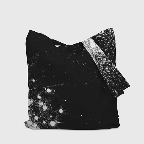 Сумка-шоппер Queen и рок символ на темном фоне / 3D-принт – фото 2