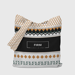 Сумка-шопер FIRM как свитер из детства, цвет: 3D-принт