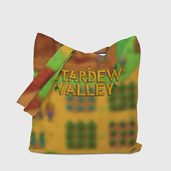 Сумка-шопер Огород в Stardew Valley, цвет: 3D-принт