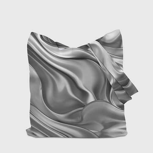 Сумка-шоппер Плавленное серебро / 3D-принт – фото 2