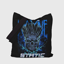 Сумка-шопер X Static - Wayne Static skull, цвет: 3D-принт