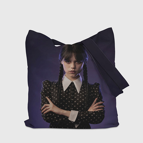 Сумка-шоппер Wednesday: Violet Light / 3D-принт – фото 2