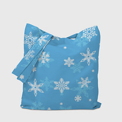 Сумка-шоппер Голубой снегопад