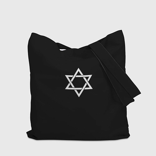 Сумка-шоппер Белая менора для праздника огней / 3D-принт – фото 2