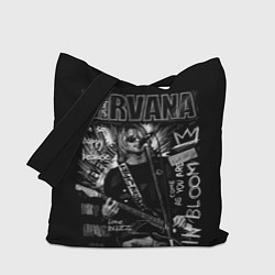 Сумка-шопер Nirvana Song life, цвет: 3D-принт