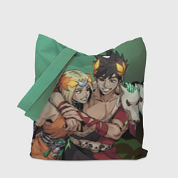 Сумка-шопер Zagreus and Melinoe - Hades 2, цвет: 3D-принт