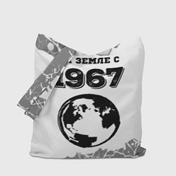 Сумка-шопер На Земле с 1967: краска на светлом, цвет: 3D-принт