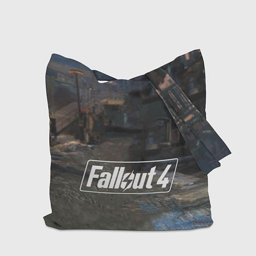 Сумка-шоппер Fallout 4 - бронированный купальник / 3D-принт – фото 2