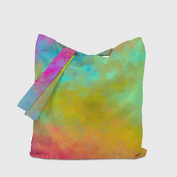 Сумка-шоппер Разноцветная бумага