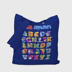 Сумка-шоппер Латинский алфавит для детей