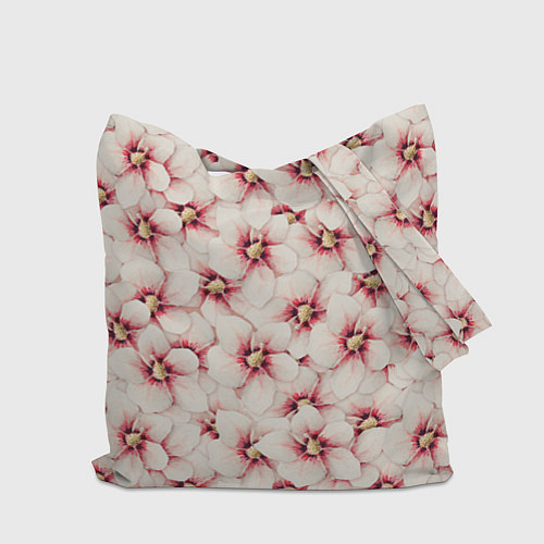 Сумка-шоппер Нежность цветов / 3D-принт – фото 2