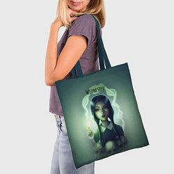 Сумка-шопер Уэнсдэй poster art, цвет: 3D-принт — фото 2