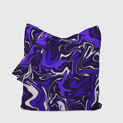 Сумка-шопер Фиолетовая абстракция, цвет: 3D-принт