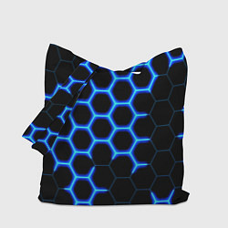 Сумка-шопер Неоновая броня земля воздух, цвет: 3D-принт