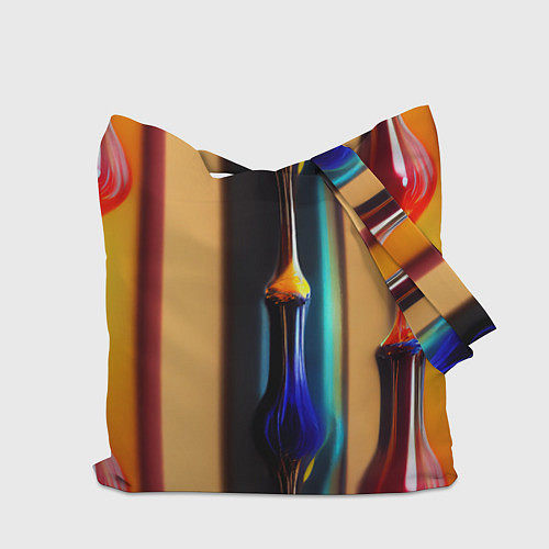 Сумка-шоппер Жидкое стекло / 3D-принт – фото 2