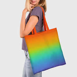 Сумка-шопер Я радуга, цвет: 3D-принт — фото 2