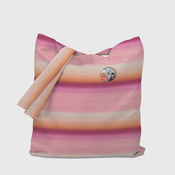 Сумка-шопер Энид Синклер с Уэнсдей Аддамс - текстура свитера, цвет: 3D-принт