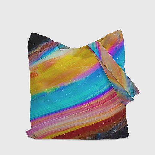 Сумка-шоппер Кот в космическом скафандре - нейросеть / 3D-принт – фото 2