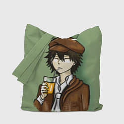 Сумка-шопер Рампо и стакан, цвет: 3D-принт