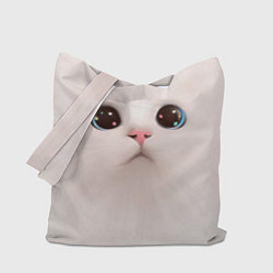 Сумка-шоппер Милый кот с большими глазами